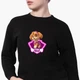 Свитшот для девочек Щенячий патруль (PAW Patrol) (9509-1609) 122-128 см Черный - изображение 2