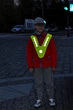 Светоотражающий детский универсальный пояс-жилет V-VEST желтый S/M - изображение 2