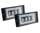 Светодиодная Led ПТФ противотуманка.ВАЗ 2110,2111,2112,2114,2115 с ангельскими глазками, габаритом и поворотом Avtoexpect (05439) - изображение 5