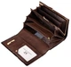 Женский кожаный кошелек с визитницей ST Leather (S9001A) 98283 Коричневый - изображение 4