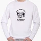 Свитшот мужской Пеший клуб Ленивец (Walking Club Sloth) (8771-2063) Белый XL - изображение 1