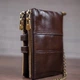 Мужской кожаный кошелек Vintage 8,5х12х3 см 000155090 - изображение 5