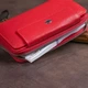 Жіночий гаманець із натуральної шкіри горизонтальний ST Leather із монетницею червоний (bg193fash43) - зображення 10
