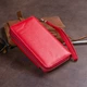 Жіночий гаманець із натуральної шкіри горизонтальний ST Leather із монетницею червоний (bg193fash43) - зображення 12