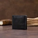 Портмоне вертикальное с круглым магнитом на два отделения GRANDE PELLE 11306 Черное - изображение 7