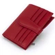 Кошелек-визитница ST Leather из натуральной кожи для карт вертикальный красный (bg192fash11) - изображение 5