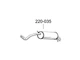 Глушитель Сеат Ибица (Seat Ibiza) 10-12 (220-035) Bosal - изображение 4