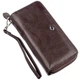 Шкіряний гаманець-клатч жіночий ST Leather 9х18,5х4 см (acs0015896) Коричневий - зображення 1