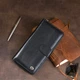 Вертикальний молодіжний гаманець із натуральної шкіри ST Leather Чорний для карт унісекс (bg193fash00) - зображення 11