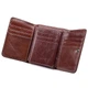 Мужской кожаный кошелек Vintage 11x8 см 000161988 - изображение 5