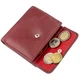 Небольшой женский бумажник с монетницей ST Leather 18920 Бордовый - изображение 5