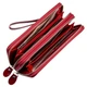 Кошелек женский KIVI 9х19х4 см (acs0015457) Красный - изображение 3