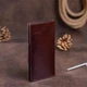 Гаманець вертикальний зі шкіри Алькор на кнопках SHVIGEL 16171 Коричневий - зображення 7
