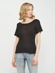 Футболка женская H&M 04454197 32 Черная (SZ2000215054964) - изображение 1