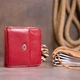 Маленький кошелек на кнопке женский ST Leather Бордовый 2857-88159 - изображение 6
