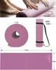 Коврик для йоги и фитнеса PowerPlay 4010 PVC Yoga Mat Розовый (173x61x0.6) - изображение 8