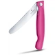 Кухонный нож Victorinox SwissClassic Foldable Paring 11 см Serrated Pink (6.7836.F5B) - изображение 2