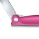 Кухонный нож Victorinox SwissClassic Foldable Paring 11 см Serrated Pink (6.7836.F5B) - изображение 3