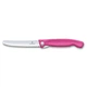 Кухонный нож Victorinox SwissClassic Foldable Paring 11 см Serrated Pink (6.7836.F5B) - изображение 5