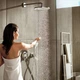 Термостат із запірним/перемикаючим вентилем Hansgrohe Ecostat S (колір - поліроване золото) (15758990) - зображення 4