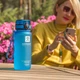 Бутылка для воды Harmony Total Ocean 0,65 л. с контейнером для фруктов и защитным неопреновым чехлом - изображение 10