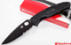 Ніж Spyderco Resilience Black Blade FRN, напівсерейтор - зображення 4