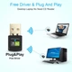 WiFi адаптер USB 2.0 двухдиапазонный 2,4 ГГц / 5 ГГц стандарт WiFi 5 / 600 Мбит/с для Windows XP/Vista/8/8.1/10/11 Dual Adapter (DA-20461) - изображение 7