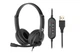 Гарнітура стерео 2E On-ear CH12, USB підключення, з мікрофоном та регулятором гучності, дротова, 2м, чорна (2E-CH12SU) - зображення 1