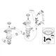 Сифон для кухонной мойки двойной HANSGROHE D17-11 впуск 1 1/2" выпуск горизонтальный хром 43938000 - изображение 2