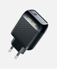 Сетевое зарядное устройство Luxe Cube Dynamic 18W 1Type-C 3A Black (4446689880896) - изображение 1