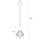Світильник підвісний лофт 100lamp Diadem E27 чорний (NL 2215) - зображення 2