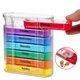 Таблетница Organize на 7 дней 28 ячеек Organize цветная (LB-38746) - изображение 1