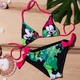 Підлітковий роздільний купальник для дівчинки Conte Elegant Ce Tropical Love 158 см Green-Black (5907441648868) - зображення 6