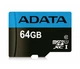 Карта пам'яті microSDXC (UHS-1) A-DATA Premier 64Gb Class 10 (R-100Mb/s) (adapter SD) (AUSDX64GUICL10A1-RA1) - изображение 1