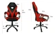 Компьютерное геймерское кресло ZANO RACER RED + Коврик под мышку - изображение 12