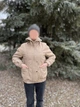 Шикарная женская натуральная дубленка бомбер Idl 2064 S кожа джумба - изображение 5