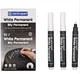 Маркер Centropen Permanent White 2.5 мм білий 8586/11 - изображение 3