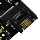 Плата-адаптер PCIe x4 для SSD m.2 NVMe + SATA 2230, 2242, 2260, 2280 (SST-ECM20) - изображение 5