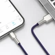 Кабель BASEUS Lightning Cafule Series Metal Data Cable |1M, 2.4A| (CALJK-A05) purple - зображення 7