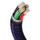 Кабель BASEUS Lightning Cafule Series Metal Data Cable |1M, 2.4A| (CALJK-A05) purple - зображення 8