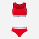 Комплект женского белья (топ + трусики-слипы) хлопковый U.S. Polo Assn 66255 38/M Red (8680557306507) - изображение 2