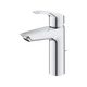 Cмеситель для умывальника однорычажный GROHE Eurosmart хром латунь с донным клапаном 23322003 - изображение 4
