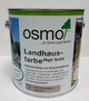 Непрозора фарба для зовнішніх робіт OSMO LANDHAUSFARBE 2708 – (світло-сіра) 0.75 л - зображення 1