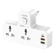 Сетевой фильтр разветвитель с ночником LDNIO SC2311 |2500W, 2Sockets, 2USB/1Type-C, QC/PD, 3A/20W| - изображение 1
