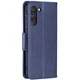 Чехол-книжка с рисунком UniCase Butterfly Pattern для Samsung Galaxy S21 FE (G990) - Dark Blue - изображение 4