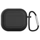 Захисний чохол Deexe Silicone Sleeve для AirPods 3 - Black - зображення 1