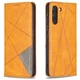 Чехол-книжка с кармашками UniCase Geometric Pattern для Samsung Galaxy S21 FE (G990) - Brown - изображение 2
