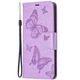 Чохол-книжка з малюнком UniCase Butterfly Pattern для Samsung Galaxy S21 FE (G990) - Purple - зображення 3