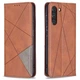 Чехол-книжка с кармашками UniCase Geometric Pattern для Samsung Galaxy S21 FE (G990) - Coffee - изображение 2