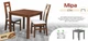 Обеденный стол Грамма Мира 70х110 см - изображение 4